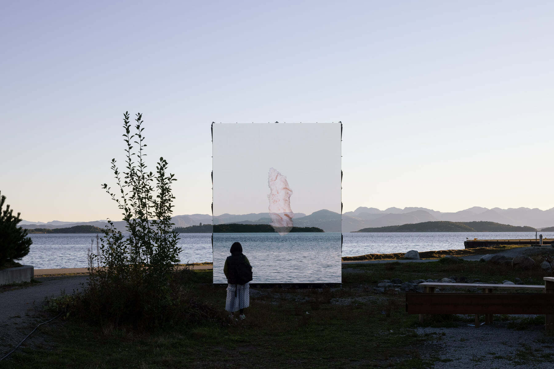 Fra utstillingen til svenske Jakob Oredsson, «Scenography as Symbiosis», i 2021. Foto: Oddbjørn Arstad