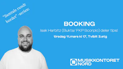 BOOKING Isak Harbitz header