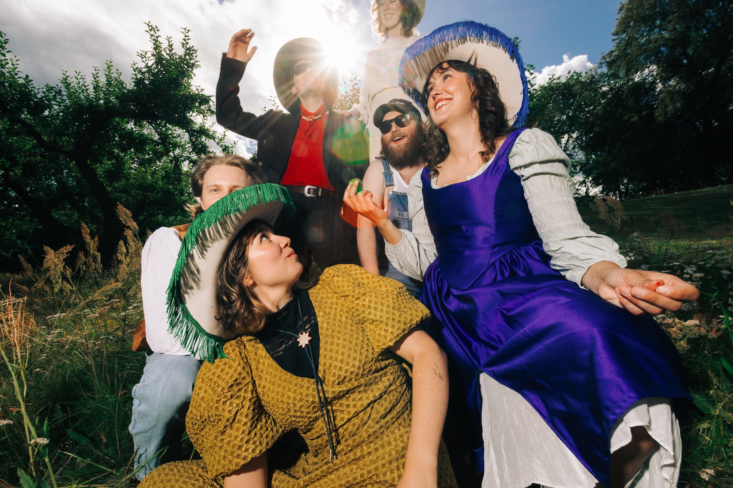 Cowboyfrokost står for det musikalske innslaget under årets Sørlandstreff på by:Larm - i regi av Musikkontoret SØRF.  Foto: Tobias Myklebust Fjeldheim