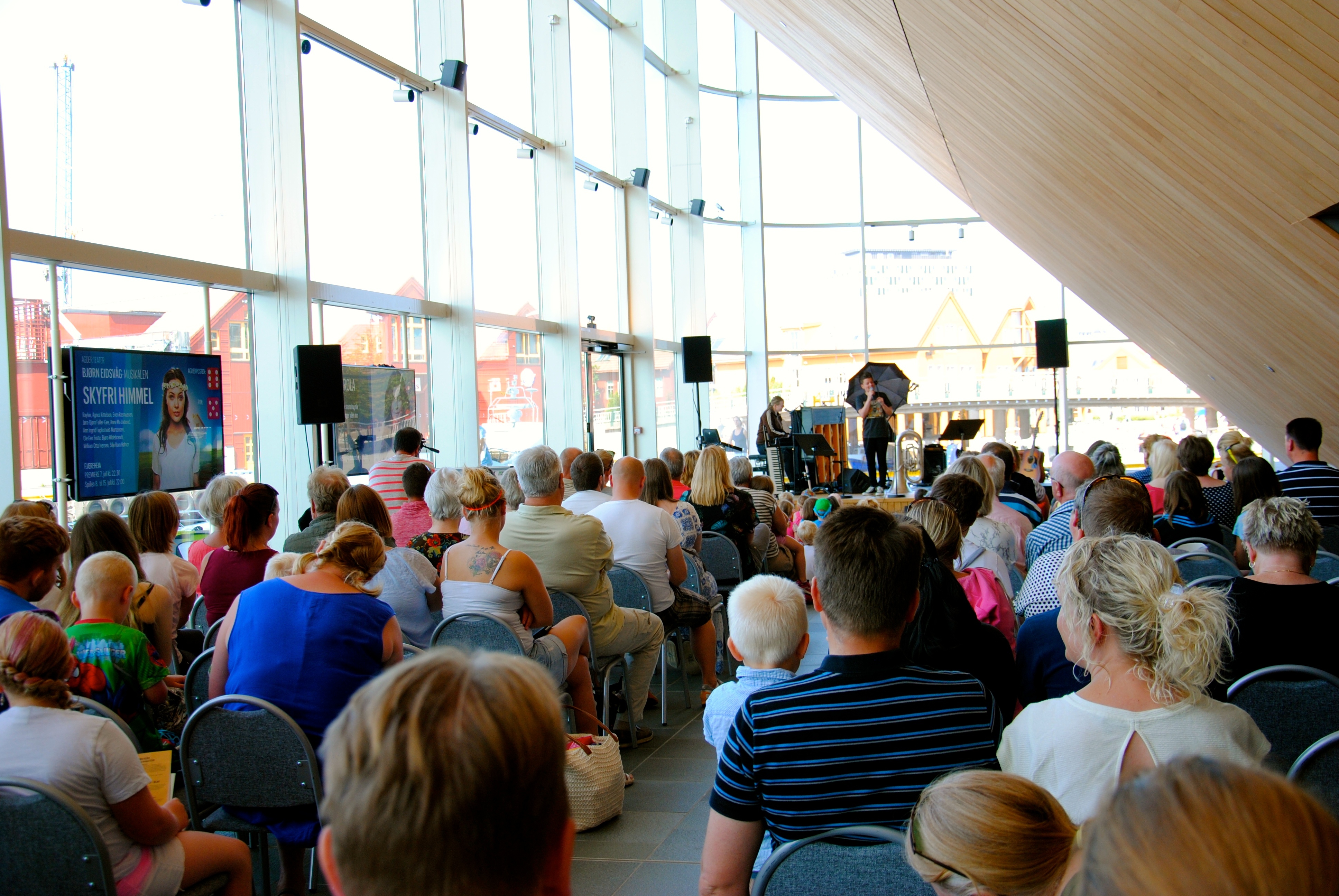 Første barnekonsert i Kilden. Foto: Privat