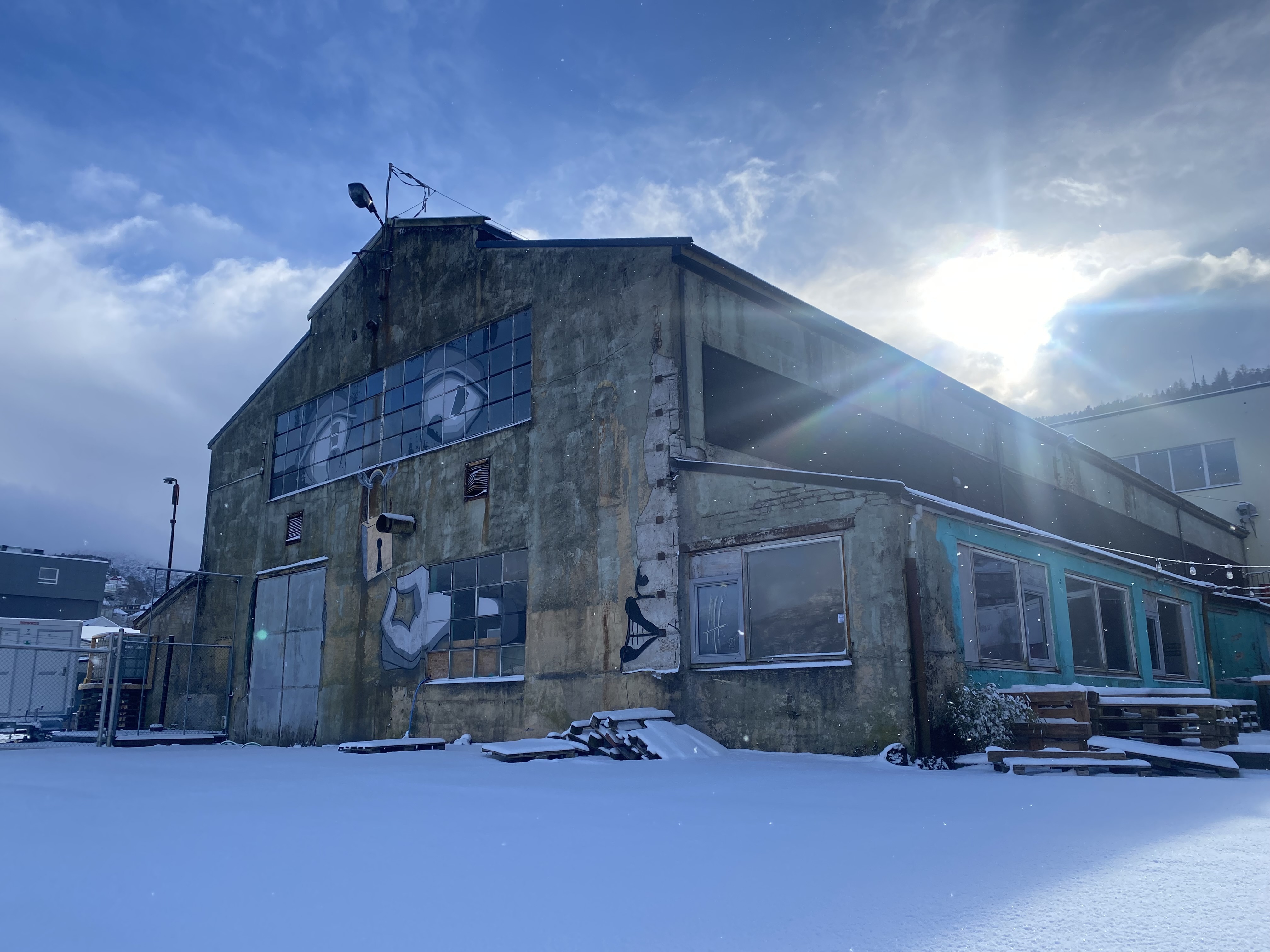 Smien på Laksevåg sett fra utsiden. Foto: Fernanda M. Baez