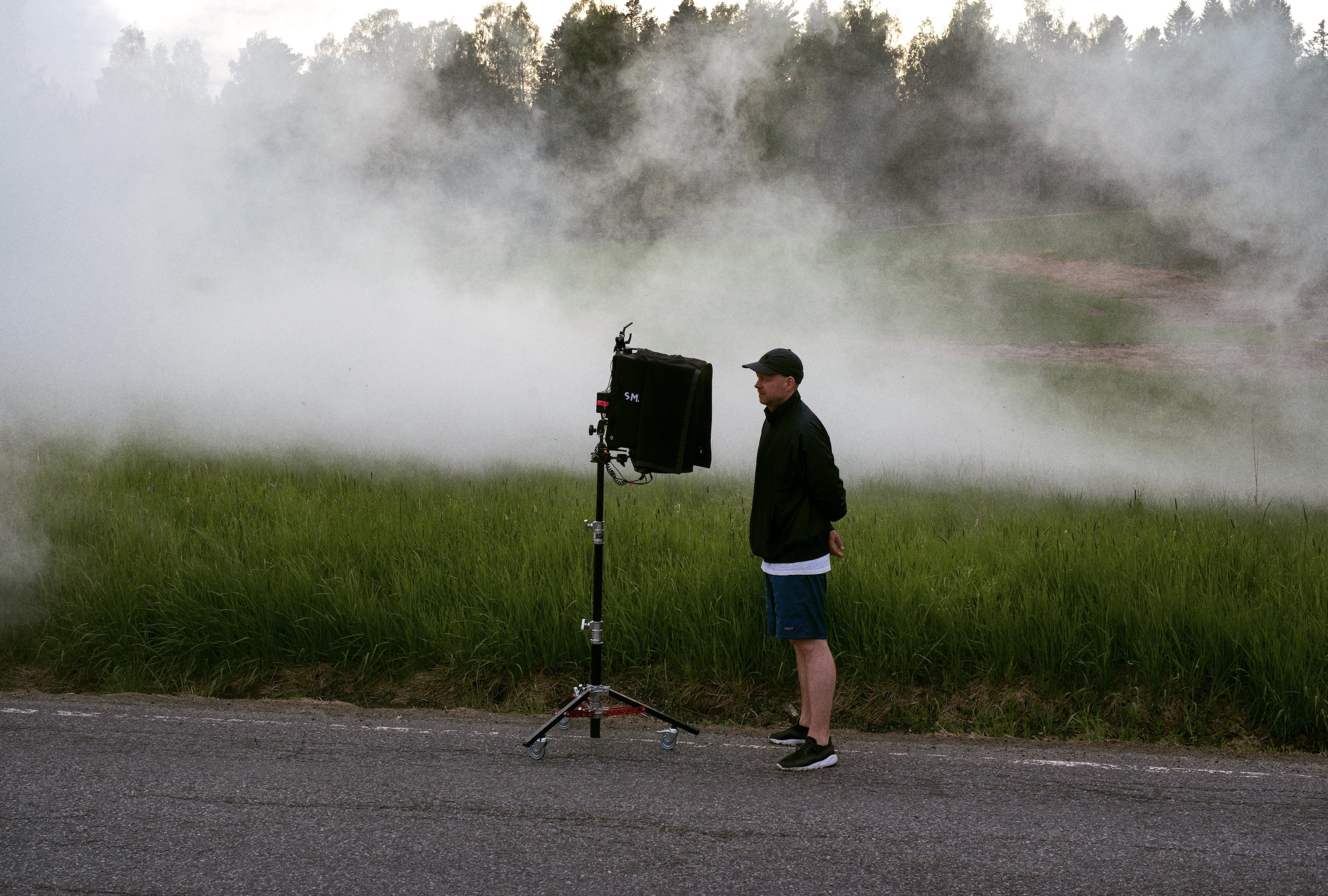 Innspilling med a-ha i 2021. Andersen har tidligere gitt ut to fotobøker med egne bilder av a-ha og Turboneger.