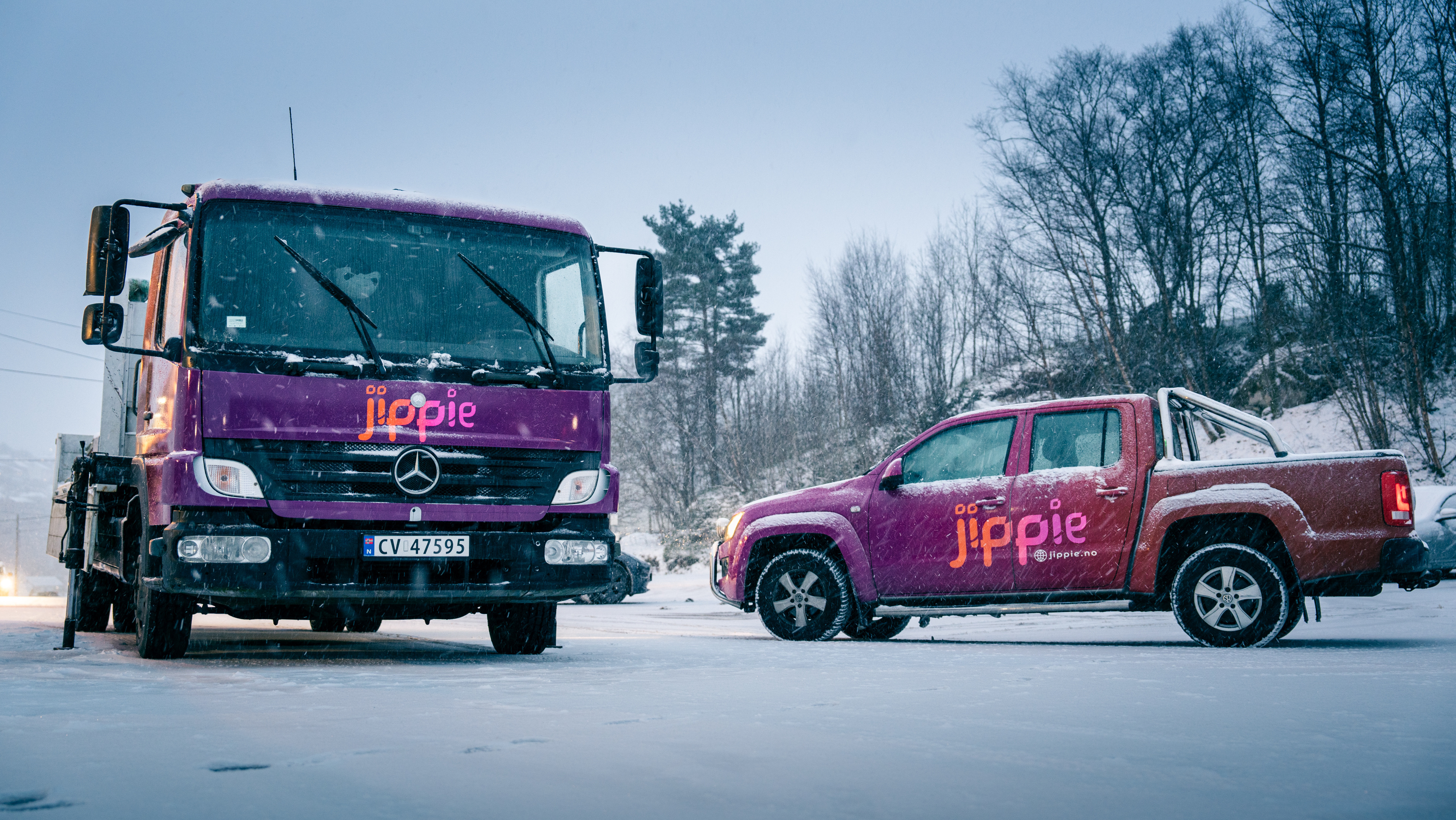 Jippie har investert i kjøretøy som er optimaliserte for driften. Slik blir det færre turer under hvert oppdrag. Foto: Geir Ingvard Remme