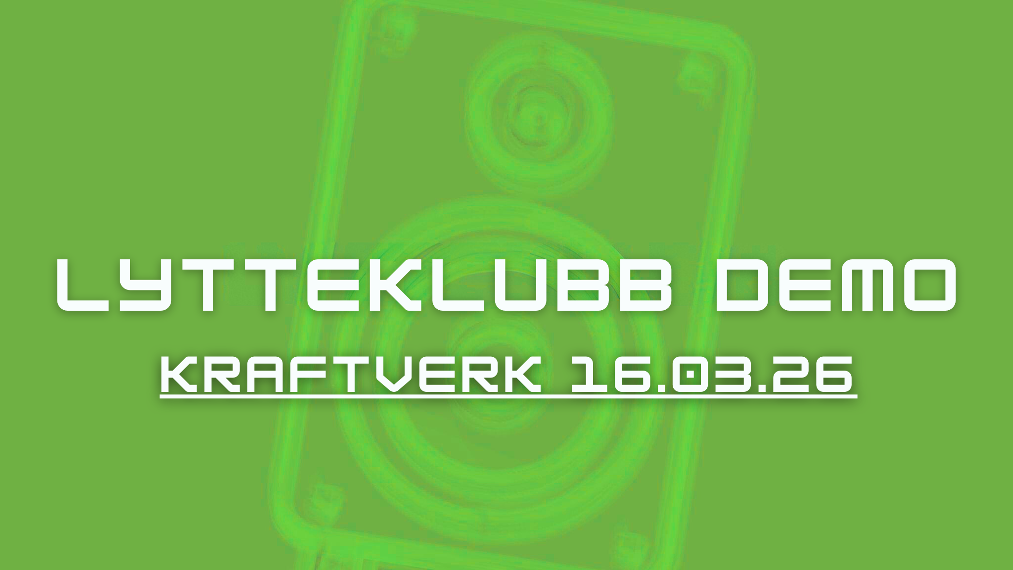 LYTTEKLUBB DEMO til nettside