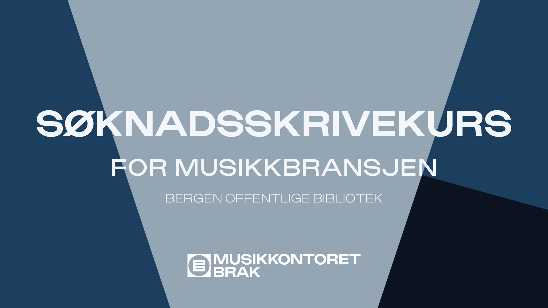 SØKNADSSKRIVEKURS