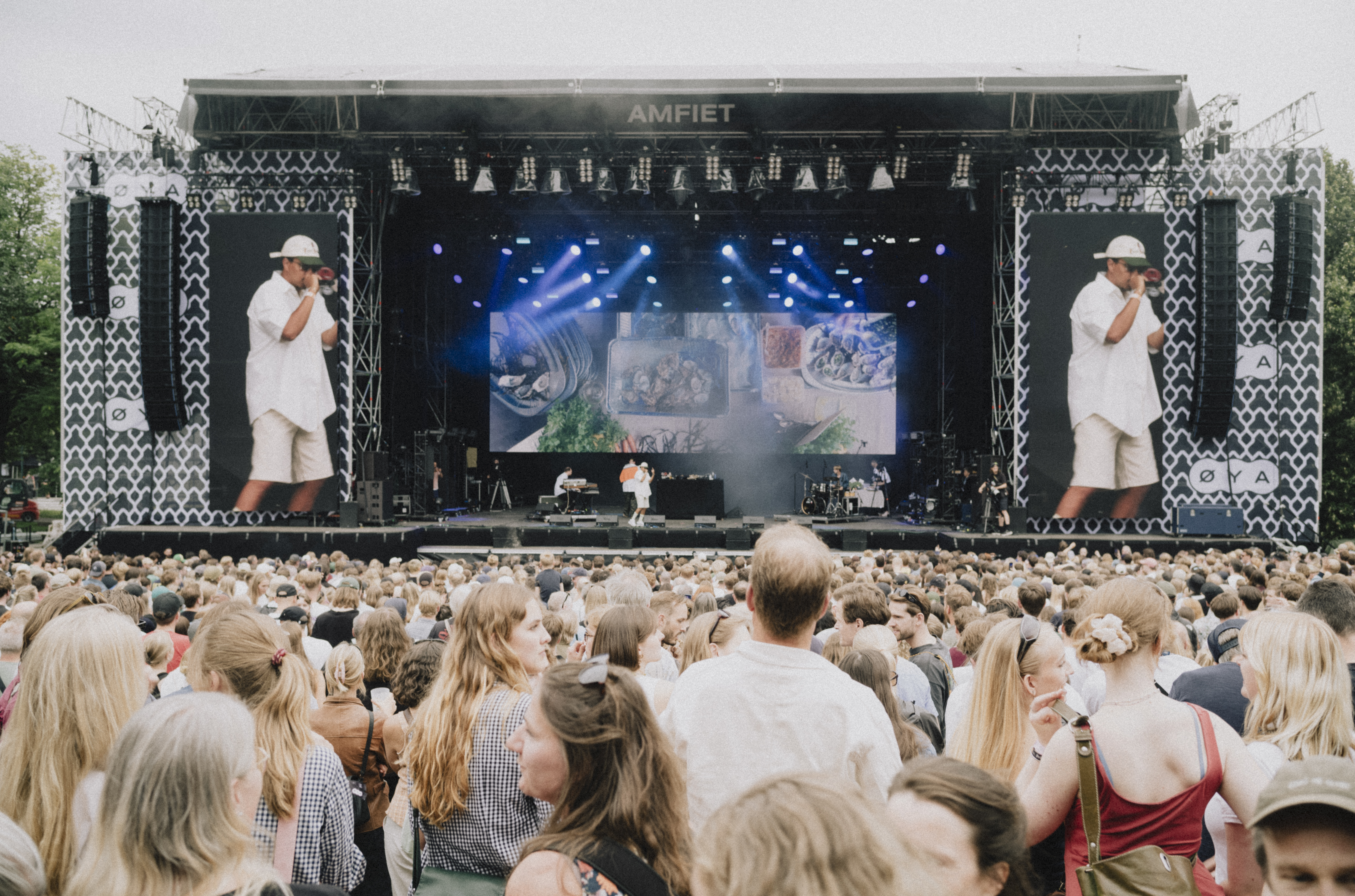 Tøyen Holding sto på Øyafestivalens største scene i 2024. Foto: John Kim Andreassen