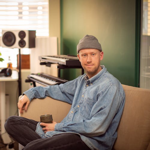 Martin Vinje driver i dag sitt eget studio i Oslo og fokuserer mest på låtskriving, innspilling og produksjon for andre artister. ﻿Foto: Tord Litleskare