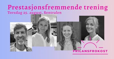 Event banner Frilansfrokost Prestasjon
