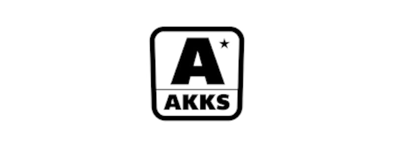 Akks logo svart